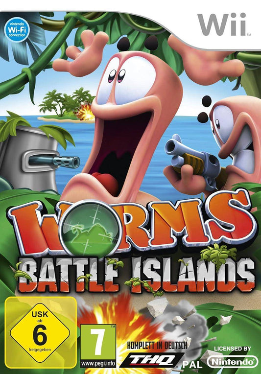 Wii - Worms Battle Islands (Gebraucht)