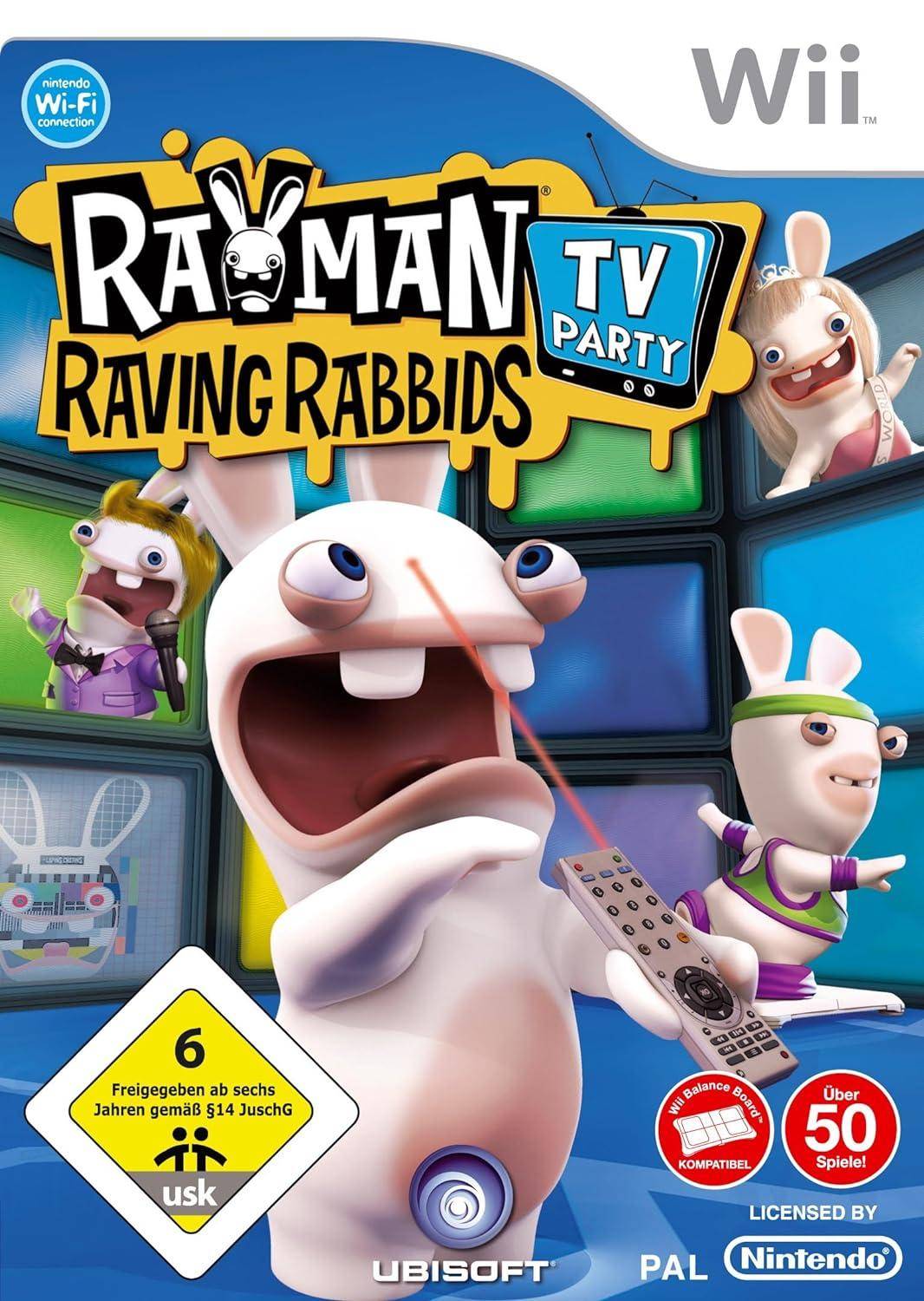 Wii - Rayman Raving Rabbids TV Party (Gebraucht)