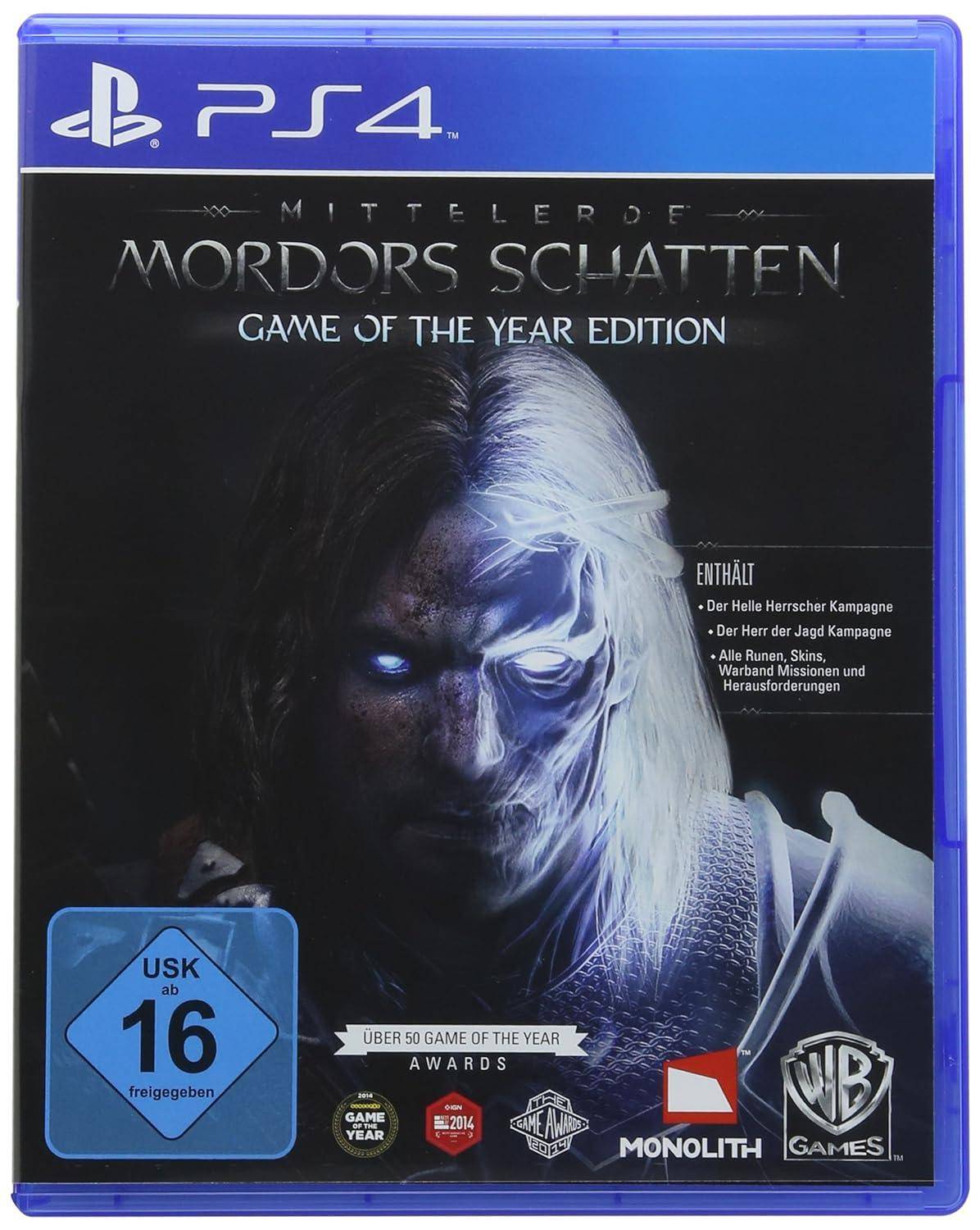 PS4 - Mittelerde Mordors Schatten GOTY (Gebraucht)