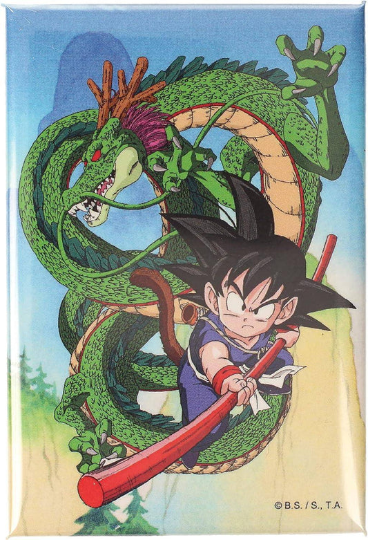 Dragon Ball - Magnet Shenlong und Goku - 5,4 x 7,8 mm
