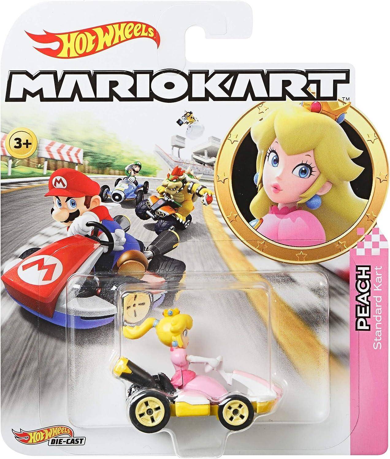 Mario Kart - Hot Wheels Diecast Modellauto 1/64 Princess Peach 8 cm