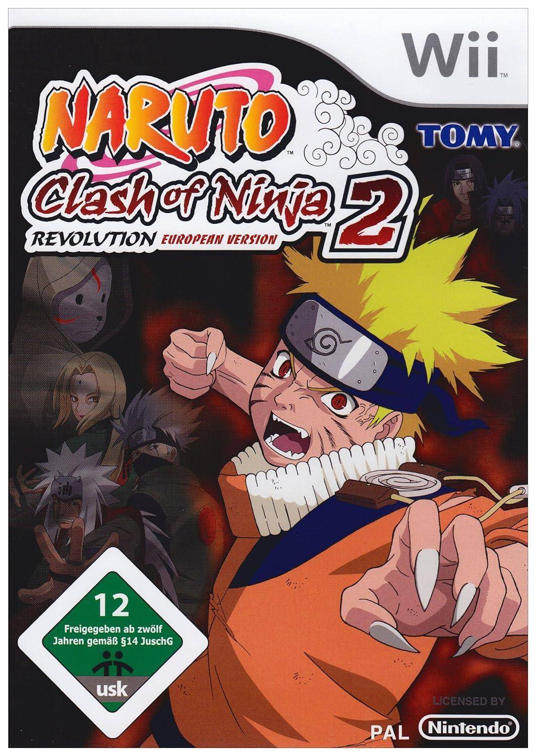 Wii - Naruto Clash Of Ninja 2 Revolution European Version (Gebraucht)