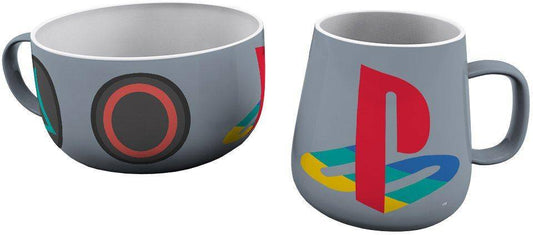 Sony PlayStation - Geschenkset Frühstück - Tasse & Schüssel