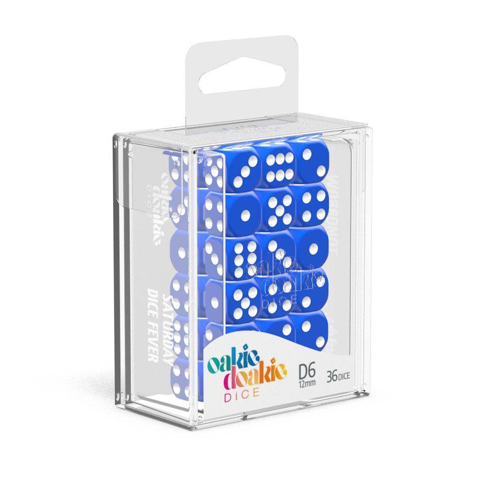 Oakie Doakie Dice - W6 Würfel Set Blau - 12 mm