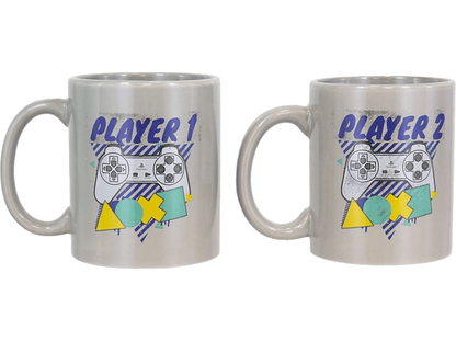 Sony PlayStation - Tassen Set Spieler 1 & 2 - 300 ml