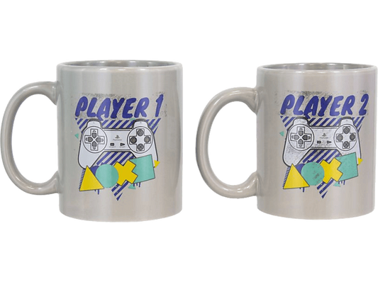 Sony PlayStation - Tassen Set Spieler 1 & 2 - 300 ml