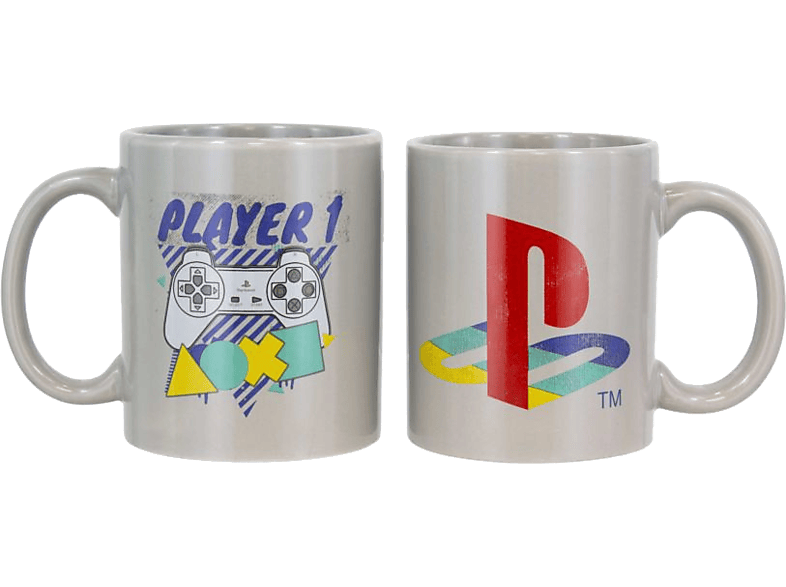 Sony PlayStation - Tassen Set Spieler 1 & 2 - 300 ml