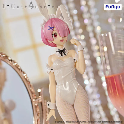 Re:Zero - BiCute Bunnies PVC Statue Ram (White Pearl) - 30 cm