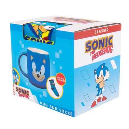 Sonic the Hedgehog - Geschenkset Sonic - Tasse & Socken