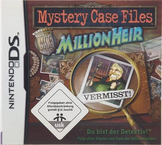 DS - Mystery Case Files MillionHeir - Nur Modul (Gebraucht)