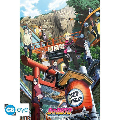 Boruto - Poster Gruppe Konoha - 91,5 x 61 cm