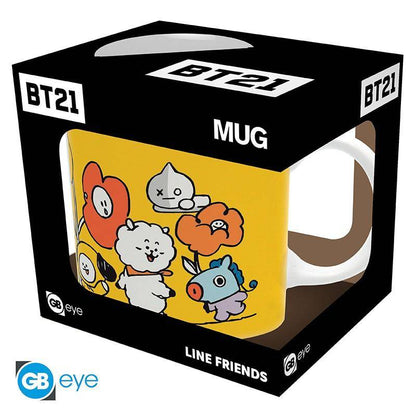 BT21 - Tasse Blumen - 320 ml