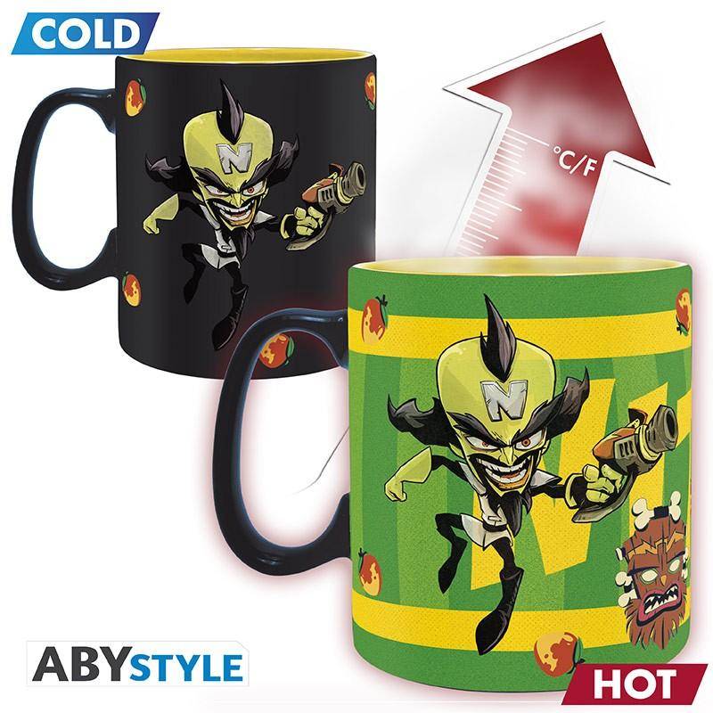 Crash Bandicoot - Wärmewechsel Tasse Crash vs. Dr. Neo - 460 ml