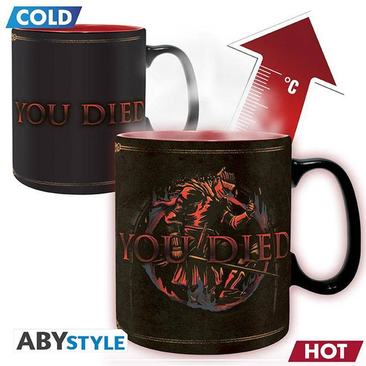Dark Souls - Wärmewechsel Tasse You Died - 460 ml