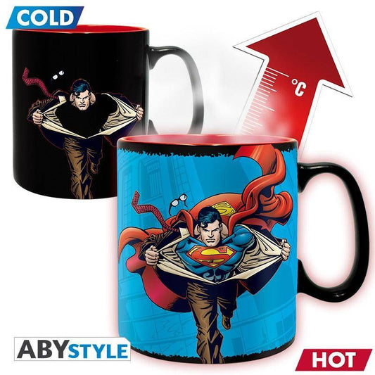 DC Comics - Wärmewechsel Tasse Superman Verwandlung - 460 ml