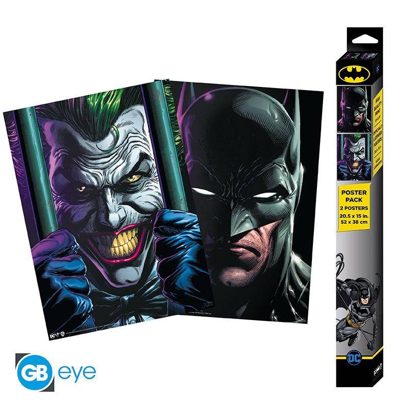 DC - Poster Doppelpack Batman & Joker - 52 x 38 cm