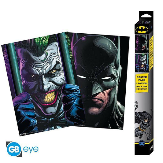 DC - Poster Doppelpack Batman & Joker - 52 x 38 cm