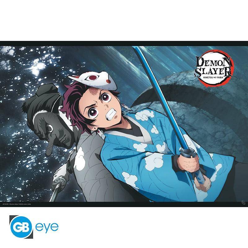 Demon Slayer - Poster Urokodaki und Tanjiro - 91,5 x 61 cm