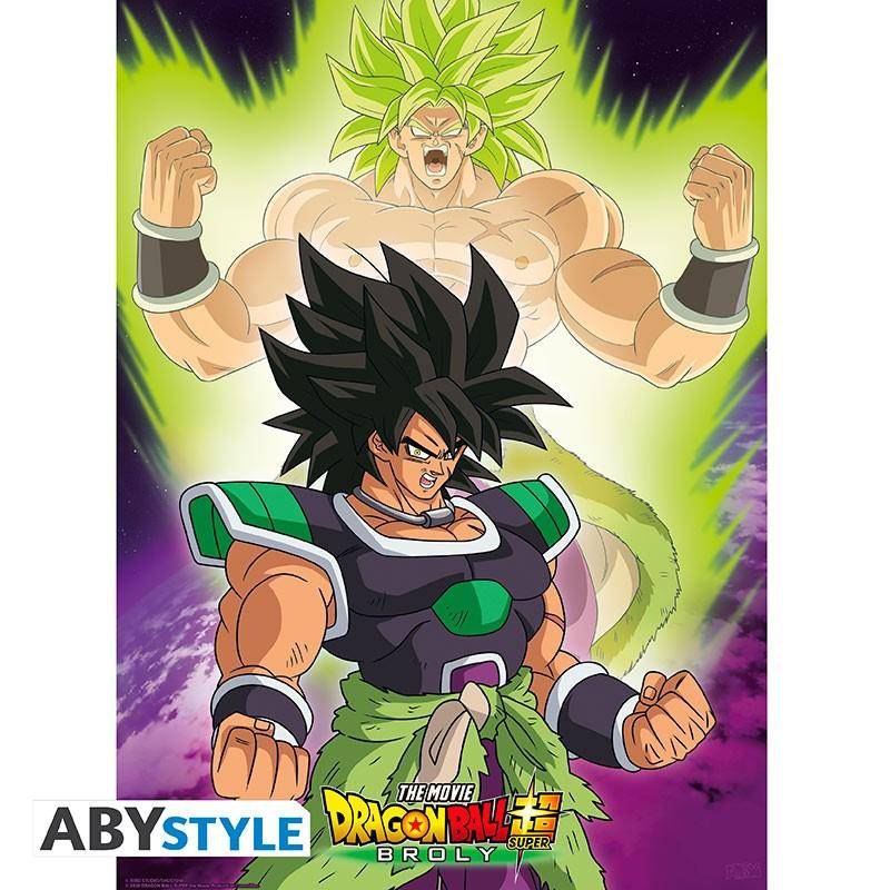 Dragon Ball Super: Broly - Poster Set Son-Goku, Vegeta & Broly - 52  x 38 cm