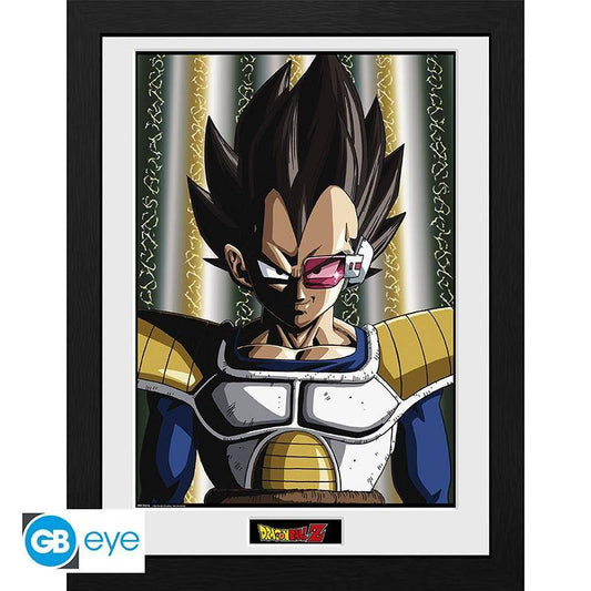 Dragon Ball Z - Gerahmtes Poster Vegeta - 30,5 x 40,6 cm