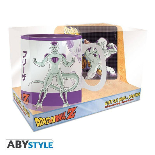 Dragon Ball Z - Geschenkset Tasse & Untersetzer Son-Goku vs. Frieza
