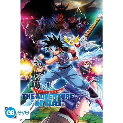 Dragon Quest: The Adventure of Dai - Poster Dai vs Dunkle Armee - 91,5 x 61 cm