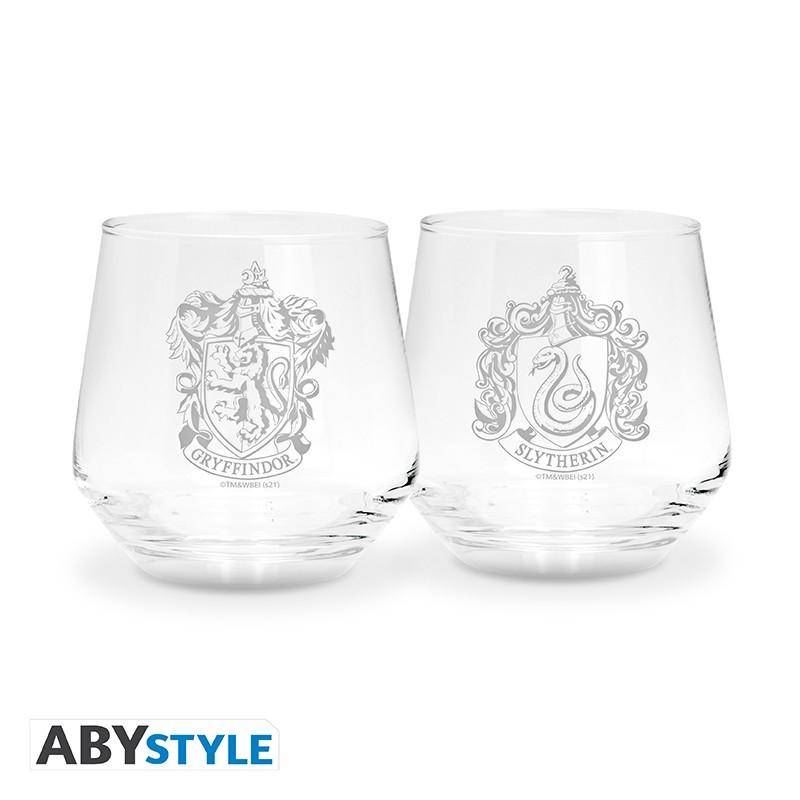 Harry Potter - Glas Set Gryffindor & Slytherin - 300 ml