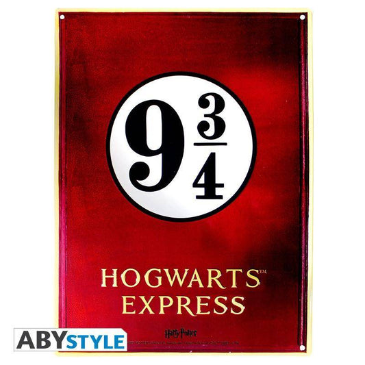 Harry Potter - Metallschild Hogwarts Express - 28 x 38 cm