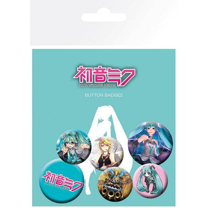 Hatsune Miku - Anstecker Set Charaktere