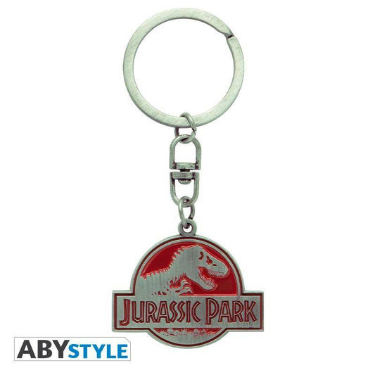 Jurassic Park - Metall Schlüsselanhänger Park-Logo