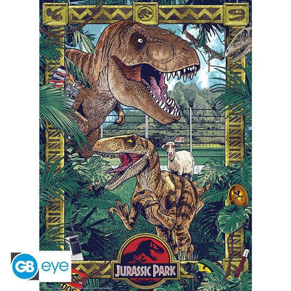 Jurassic Park - Poster Set Tor & Biodiversität - 52 x 38 cm