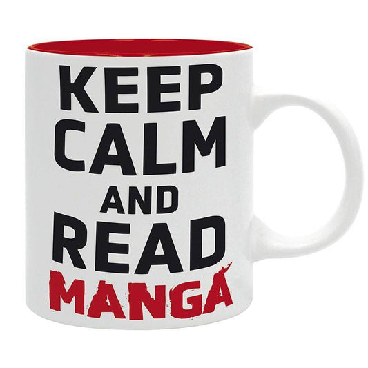 Asiatische Kunst - Tasse Keep calm and read Manga - 320 ml
