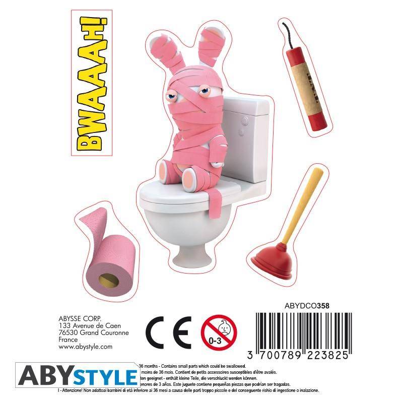 Raving Rabbids - Sticker Badezimmer