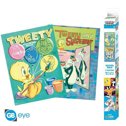 Looney Tunes - Poster Set Tweety und Sylevester - 52 x 38 cm