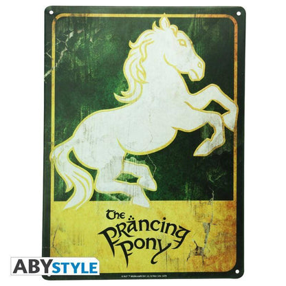Der Herr der Ringe - Metallschild Tänzelndes Pony - 28 x 38 cm