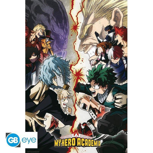 My Hero Academia - Poster Helden vs. Schurken - 91,5 x 61 cm