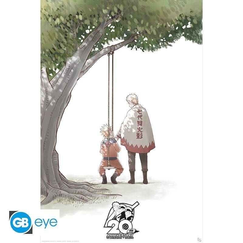 Naruto Shippuden - Poster 20 Jahre Jubiläum - 91,5 x 61 cm