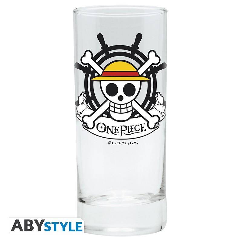 One Piece - 3 Gläser-Set Ruffy, Zorro & Flagge - 290 ml