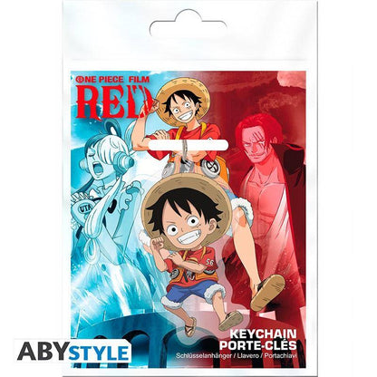One Piece - Acryl Schlüsselanhänger Ruffy (One Piece Red)