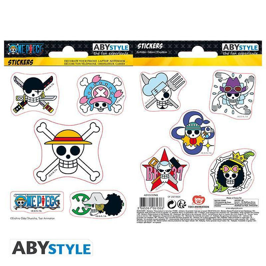 One Piece - Sticker Strohhutbande Totenköpfe