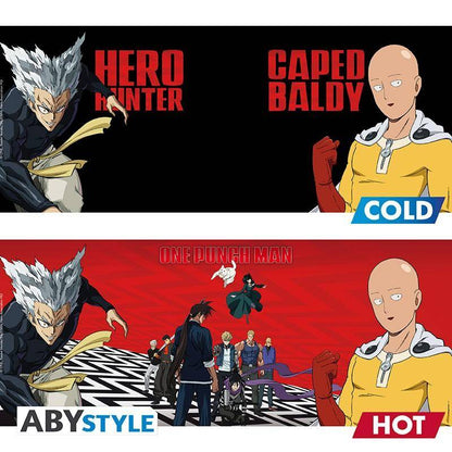 One Punch Man - Wärmewechsel Tasse Saitama & Garou - 460 ml