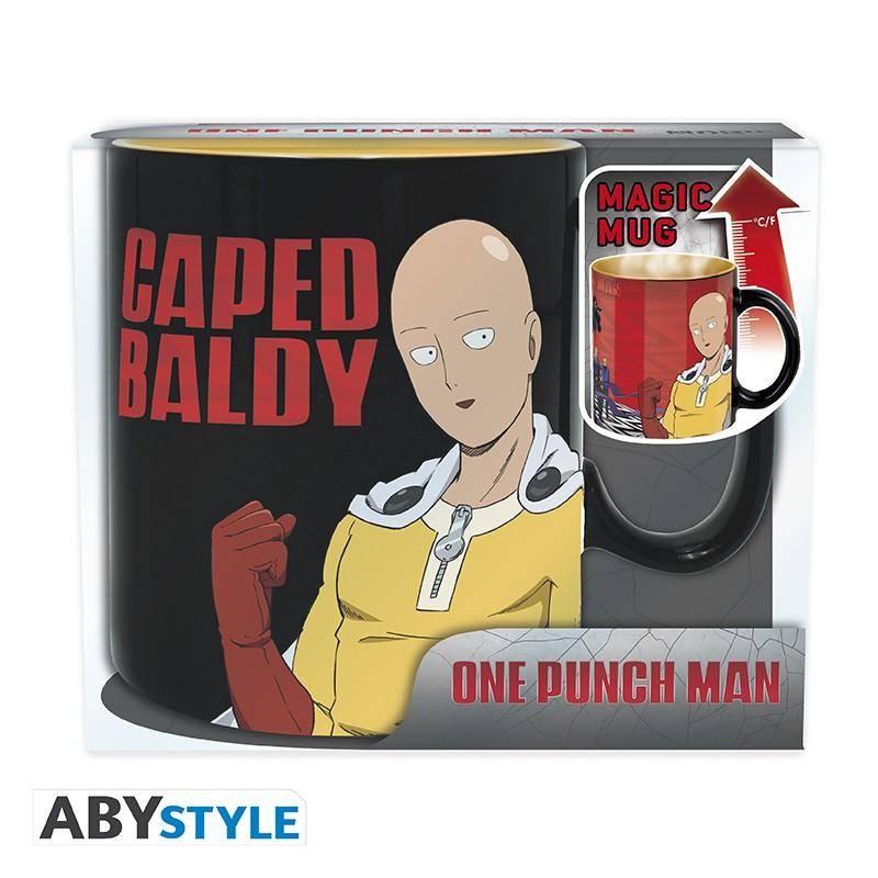 One Punch Man - Wärmewechsel Tasse Saitama & Garou - 460 ml
