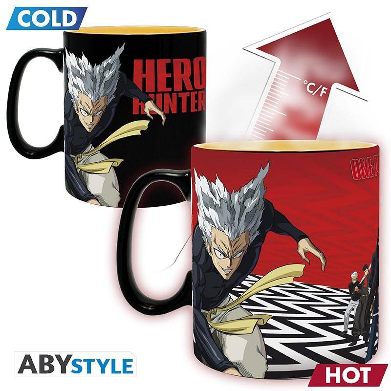 One Punch Man - Wärmewechsel Tasse Saitama & Garou - 460 ml