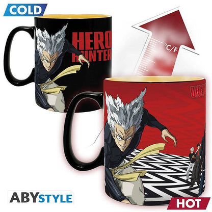 One Punch Man - Wärmewechsel Tasse Saitama & Garou - 460 ml