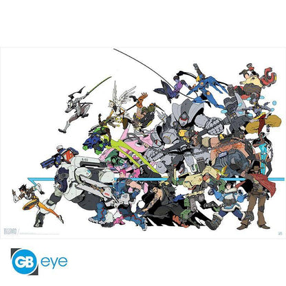 Overwatch - Poster Alle Helden - 91,5 x 61 cm