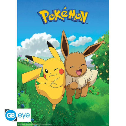 Pokémon - Poster Set Kanto - 52 x 38 cm