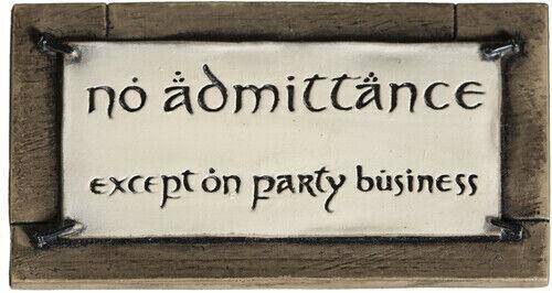 Der Herr der Ringe - Magnet Party Business - 6,3 x 3,4 cm