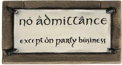 Der Herr der Ringe - Magnet Party Business - 6,3 x 3,4 cm