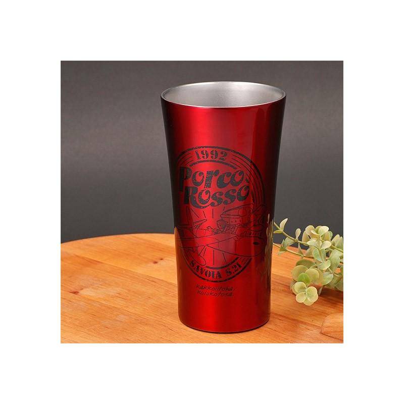 Studio Ghibli - Edelstahl Becher Porco Rosso Who's Awesome? - 400 ml