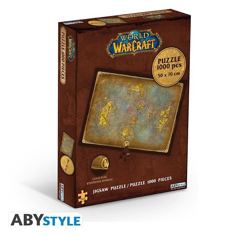 World of Warcraft - Puzzle Karte von Azeroth - 1000 Teile